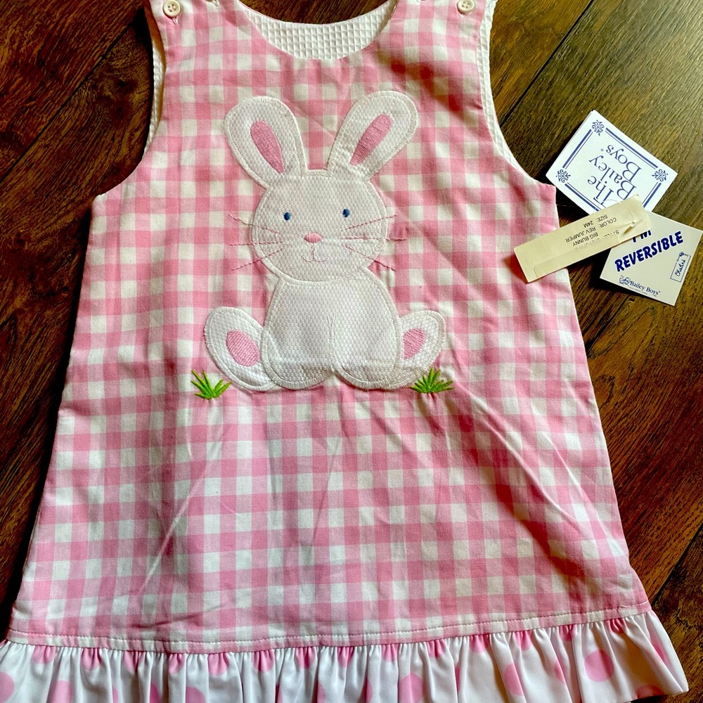 New with tags Bailey Boys REVERSIBLE Jumper in size 24 Month.